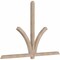 Ekena Millwork Redmond Smooth Timber Gable Bracket, Douglas Fir, 96"W x 64"H x 3 1/2"D x 3 1/2"F, 16/12 Pitch GBW096X64X0404RED00SDF - alternate 4